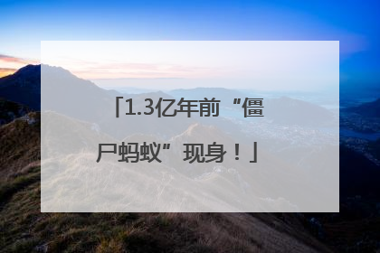 1.3亿年前“僵尸蚂蚁”现身！