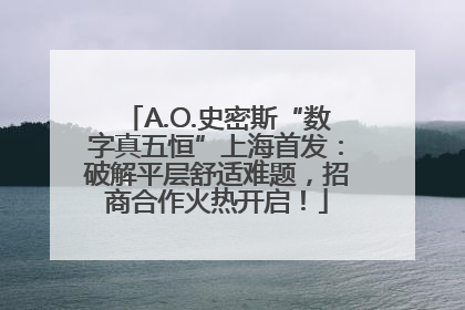 A.O.史密斯“数字真五恒”上海首发：破解平层舒适难题，招商合作火热开启！