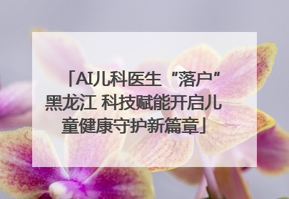 AI儿科医生“落户”黑龙江 科技赋能开启儿童健康守护新篇章