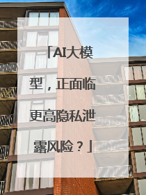 AI大模型，正面临更高隐私泄露风险？