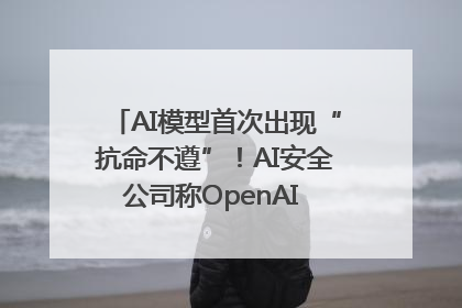 AI模型首次出现“抗命不遵”！AI安全公司称OpenAI o3模型出现异常