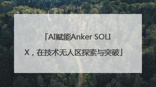 AI赋能Anker SOLIX，在技术无人区探索与突破